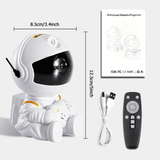 Man to the Moon - Sternenprojektor Galaxie Nachtlicht Astronaut