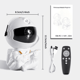 Man to the Moon - Sternenprojektor Galaxie Nachtlicht Astronaut