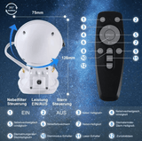 Man to the Moon - Sternenprojektor Galaxie Nachtlicht Astronaut