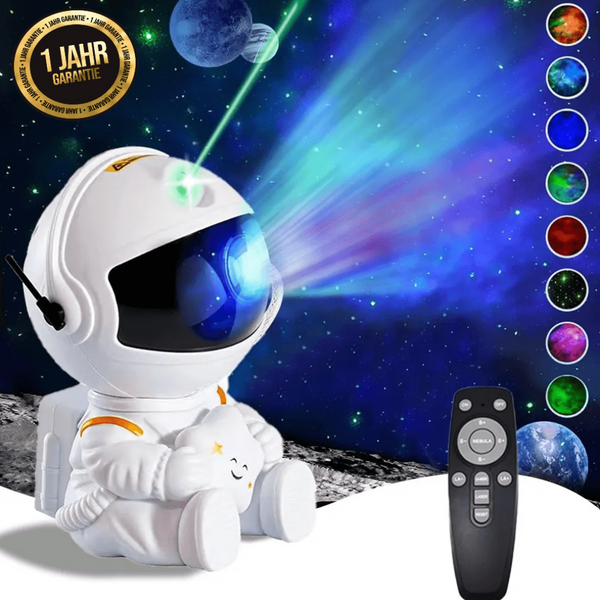 Man to the Moon - Sternenprojektor Galaxie Nachtlicht Astronaut